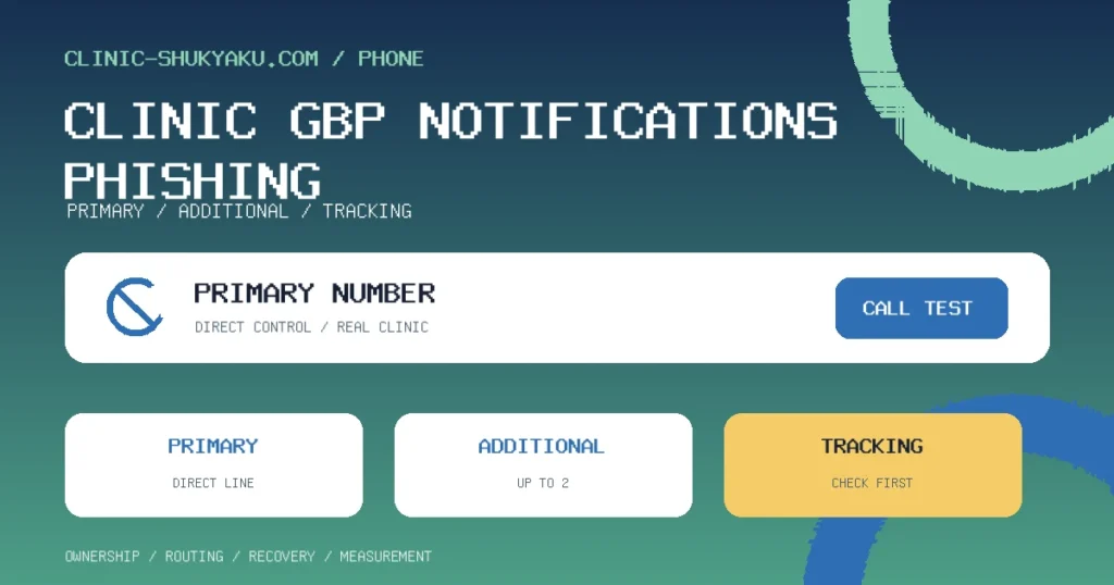 「Googleを名乗る電話・メール」の見分け方｜クリニックのGoogleビジネスプロフィール通知と営業・詐欺の切り分け